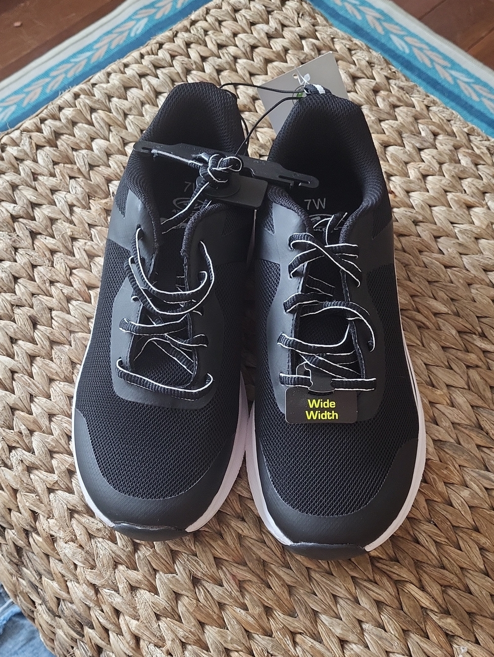 Athletic Works Black and White Athletic Sneakers